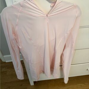 Light Pink Long Sleeve Hoodie